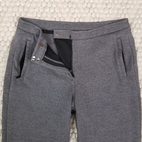 Lululemon On The Move Pant Ponte *28" Heathered Core Dark Grey Sz 6 - Picture 2 of 6